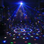 Lampes de fête DJ 3W 3 W, boule de discothèque à rotation sonore activée, éclairage de scène à LED RGB pour les lumières de fête de mariage de noël