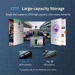 ORICO 3.5 pouces SATA vers USB 3.0 boîtier de disque dur avec Support 12 to Max boîtier de disque dur Transparent