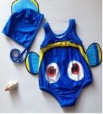 Maillot de bain 2 pièces pour petite fille | Poisson rouge, Costume + chapeau de bain, nouvelle offre spéciale, mignonne, 2019