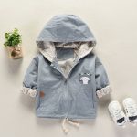 Manteau cptton décontracté printemps-automne | Nouveau-né, bébés garçons et filles, vêtements à capuche, hauts
