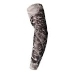 Manchon chauffe-bras Protection soleil, séchage rapide, estival, respirant en 3D avec tatouage, 1 pièce
