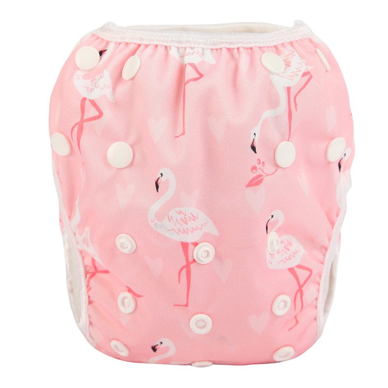 PINK&BLUE Couche Bain Bébé Réutilisable Lavable 4-16 Kg - Écologique Et Confortable (GREEN)