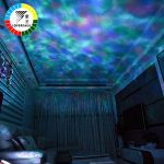Projecteur d'océan vague livraison directe LED veilleuse télécommande TF cartes lecteur de musique haut-parleur Aurora Projection