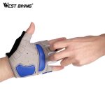 Gants antidérapants pour moto, gants de bicyclette respirants pour la moto à demi-doigt, gants de bicyclette de sport pour hommes pour femmes