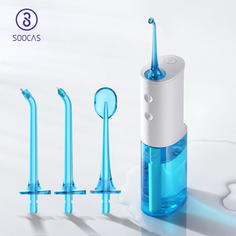 Soocas-W3-Oral-Irrigateur-Dentaire-Flosser-D'eau-Portable-Conseils-USB-Rechargeable-Jet-D'eau-Flosser-IPX7-Irrigator-pour-le-Nettoyage-Des-Dents Soocas W3 Oral Irrigateur Dentaire Flosser D'eau Portable Conseils USB Rechargeable Jet D'eau Flosser IPX7 Irrigator pour le Nettoyage Des Dents