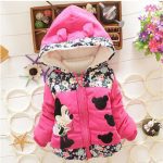 Vestes d'hiver Minnie Mickey pour filles | Vêtements pour bébés, manteaux à capuche pour enfants, vêtements d'extérieur chauds pour bébés garçons