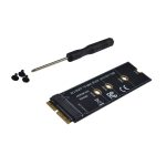 Touche M M.2 NGFF PCIe AHCI Adaptateur SSD Carte pour MACBOOK Air 2013 2014 2015 2017 A1465 A1466 Pro A1398 A1502 A1419 2230-2280 SSD M2
