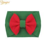 2020 nouveauté grand 7 "cheveux nœuds bandeau gaufre tissu élastique bandes de cheveux bricolage filles cheveux accessoires accessoires de mode