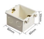 Miroir avec commutateur à point aléatoire | type 86, interrupteur acrylique panneau brossé pour la maison en acier inoxydable 1/2/3/4 Gang commutateur à 1 voie et 2 voies