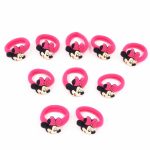Bande élastique en Nylon 10 pièces Mickey Minnie Daisy | Cheveux, bande élastique pour cheveux, bandeau pour enfants, accessoires pour cheveux, bande de cheveux de fille, gomme pour cheveux de dessin animé