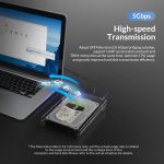 ORICO 3.5 pouces SATA vers USB 3.0 boîtier de disque dur avec Support 12 to Max boîtier de disque dur Transparent