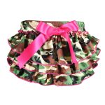 Weminkids-sous-vêtements de Camouflage pour bébés filles | Pantalon à volants avec impression de nœud, robe pour nourrissons 0-24m, couvre-couches