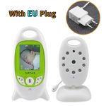Wireless Video Baby Monitor 2.0 inch Color Security Camera 2 Way Talk NightVision IR LED Temperature Monitoring with 8 Lullaby