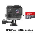 Action Camera EKEN H5S Plus Remote Control Ultra HD 4K Ambarella A12 WiFi 170 Helmet action Cam go waterproof pro Sport camera