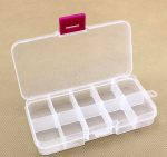 1 pièces multifonctionnel haute résistance 13*6*3 cm avec résistance Visible transparente en plastique leurre de pêche matériel de pêche boîte à appâts