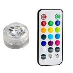 IP68 imperméable à l'eau à piles Multi couleur Submersible LED lumière sous-marine pour aquarium étang piscine noce