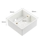 Miroir avec commutateur à point aléatoire | type 86, interrupteur acrylique panneau brossé pour la maison en acier inoxydable 1/2/3/4 Gang commutateur à 1 voie et 2 voies