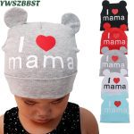 Nouveau printemps automne bébé chapeau mignon oreille coton filles casquette écharpe infantile chapeaux doigt amour enfants garçons bonnet tricoté hiver enfants chapeau
