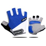 Gants antidérapants pour moto, gants de bicyclette respirants pour la moto à demi-doigt, gants de bicyclette de sport pour hommes pour femmes