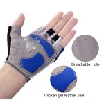 Gants antidérapants pour moto, gants de bicyclette respirants pour la moto à demi-doigt, gants de bicyclette de sport pour hommes pour femmes