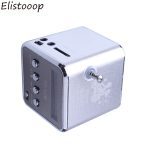 2019 TD-V26 haut-parleur Mini FM Radio récepteur MP3 lecteur de musique LCD barre de son Micro SD TF musique stéréo haut-parleur pour ordinateur portable