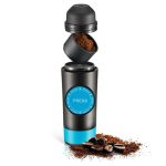 Upgraded Portable Mini Electric Espresso Maker, 2 in 1 Capsule & Ground Espresso Option Easy Refill Water Tank USB Coffee Maker