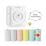 Photo Pocket Mini Thermal Printer Peripage A6 200 dpi 58mm Thermal Bluetooth Protable Mobile Receipt Phone Printer Android iOS