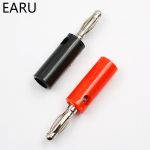 Vis de enceintes banane or 10 pièces | 4mm, connecteurs de plaques, en STOCK, livraison gratuite, noir rouge, vente en gros