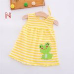 Robes a-ligne sans manches vêtements de sport Mini princesse robe mignonne coton bébé 0-24 mois fille robe