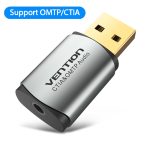 Vention USB carte son externe USB Interface Audio carte son adaptateur 3.5mm pour ordinateur portable PS4 casque carte son USB
