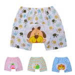 Shorts PP pour bébés | 3 pièces, en coton, tenue d'été légère et respirante, Style Animal, livraison gratuite, QD31