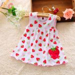 Robes a-ligne sans manches vêtements de sport Mini princesse robe mignonne coton bébé 0-24 mois fille robe
