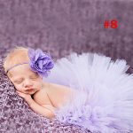 Jupe Tutu et bandeau pour nouveau-né rose menthe | Tenue Tutu pour bébés, accessoire de photographie pour nouveau-né, pettijupe, Costume pour nouveau-né TS034