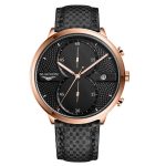 GUANQIN hommes montres horloge hommes marque haut de gamme chronographe de luxe masculin Sport en cuir Quartz montre-bracelet grand cadran Relogio Masculino