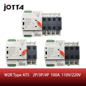 Jotta-commutateur de transfert automatique | 110V/220V Mini ATS, commutateur de transfert automatique, commutateurs électriques, double commutateur d'alimentation