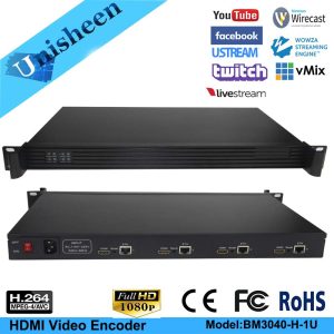 MPEG-4 AVC/H.264 4in1 encodeur vidéo HDMI émetteur HDMI encodeur de diffusion en direct encodeur H264