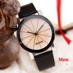Femmes montres à Quartz Relogio Masculinos mode cadran temps hommes horloge en cuir robe ronde Case heure amoureux montre Bayan Kol Saat
