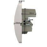 Adaptateur de chargeur mural 16A | Maison intelligente, double Port USB 2400mA, panneau de prise de courant 110 ~ 250V