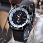 Haut de gamme marque de mode militaire montre à Quartz hommes sport montres-bracelets horloge heure mâle Relogio Masculino 8O75