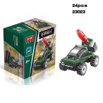Mini transport réservoir avion voiture éducatif assemblé modèles blocs de construction compatibles petites briques jouets pour enfants