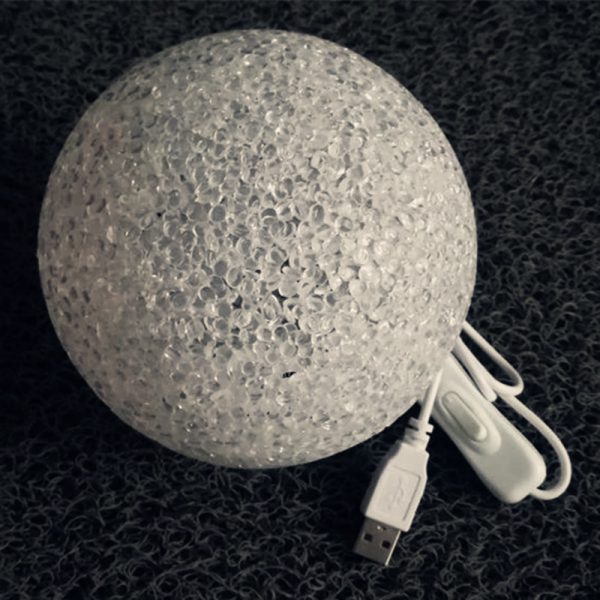 Lampe en plastique de méditation Brainwave accessoires de dispositif de vague de cerveau lumière magique pour l'entraînement mental