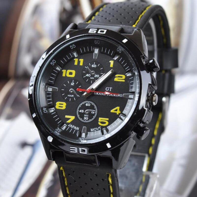 2019 de luxe marque hommes montres analogique Quartz horloge mode décontracté sport en acier inoxydable heures montre-bracelet