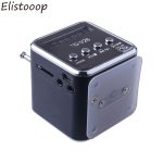 2019 TD-V26 haut-parleur Mini FM Radio récepteur MP3 lecteur de musique LCD barre de son Micro SD TF musique stéréo haut-parleur pour ordinateur portable