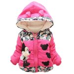Vestes d'hiver Minnie Mickey pour filles | Vêtements pour bébés, manteaux à capuche pour enfants, vêtements d'extérieur chauds pour bébés garçons