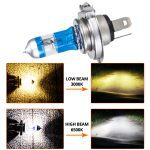 VooVoo Ampoule halogène Voiture H4 H7 | Ampoules de Voiture halogène, 100W 2700K 4300K 6000K 12V Ampoule de moto automobile, Ampoule de Voiture