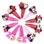 Bande élastique en Nylon 10 pièces Mickey Minnie Daisy | Cheveux, bande élastique pour cheveux, bandeau pour enfants, accessoires pour cheveux, bande de cheveux de fille, gomme pour cheveux de dessin animé