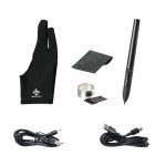 GAOMON M106K 10X6.25 pouces Professionnel Grahpic Tablet avec Animation Anti-fouling Gant pour Dessin Tablet + Numérique stylo comme Cadeau