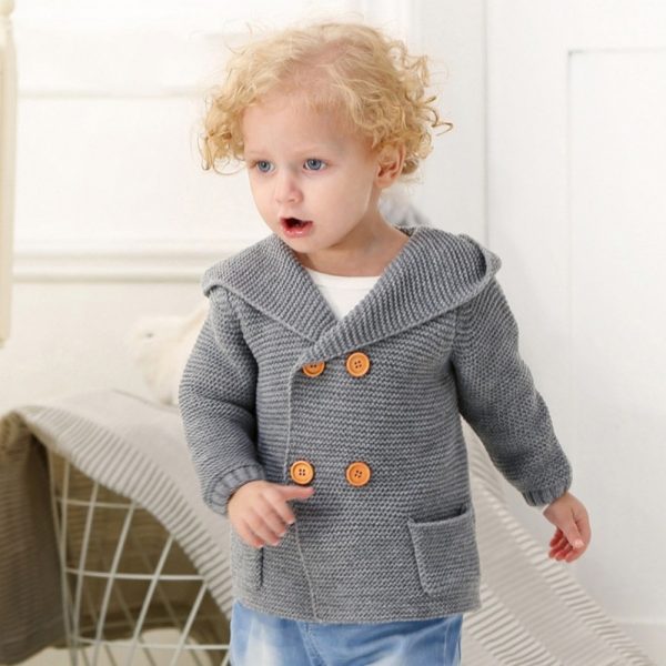 Chandail à capuche bébé en coton | Vêtements de printemps 2019, sweat-shirt, vêtements garçon fille,