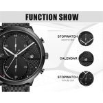 GUANQIN hommes montres horloge hommes marque haut de gamme chronographe de luxe masculin Sport en cuir Quartz montre-bracelet grand cadran Relogio Masculino