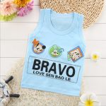 Chemise bébé Blouses enfants gilet sans manches t-shirt garçons nouveau enfant en bas âge chemises Cool impression coton dessin animé enfants filles haut simple